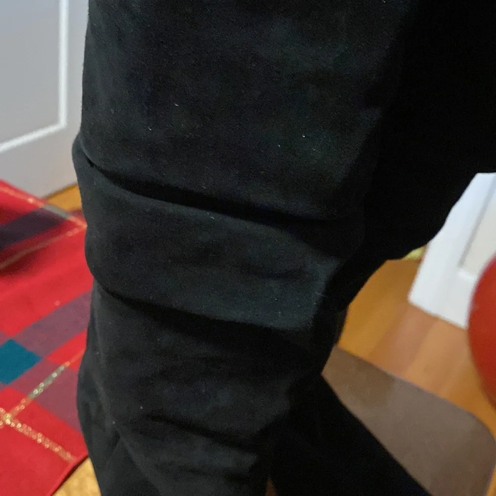 Manolo Blahnik black suede slouch knee high boots size 42 - Picture 6 of 8